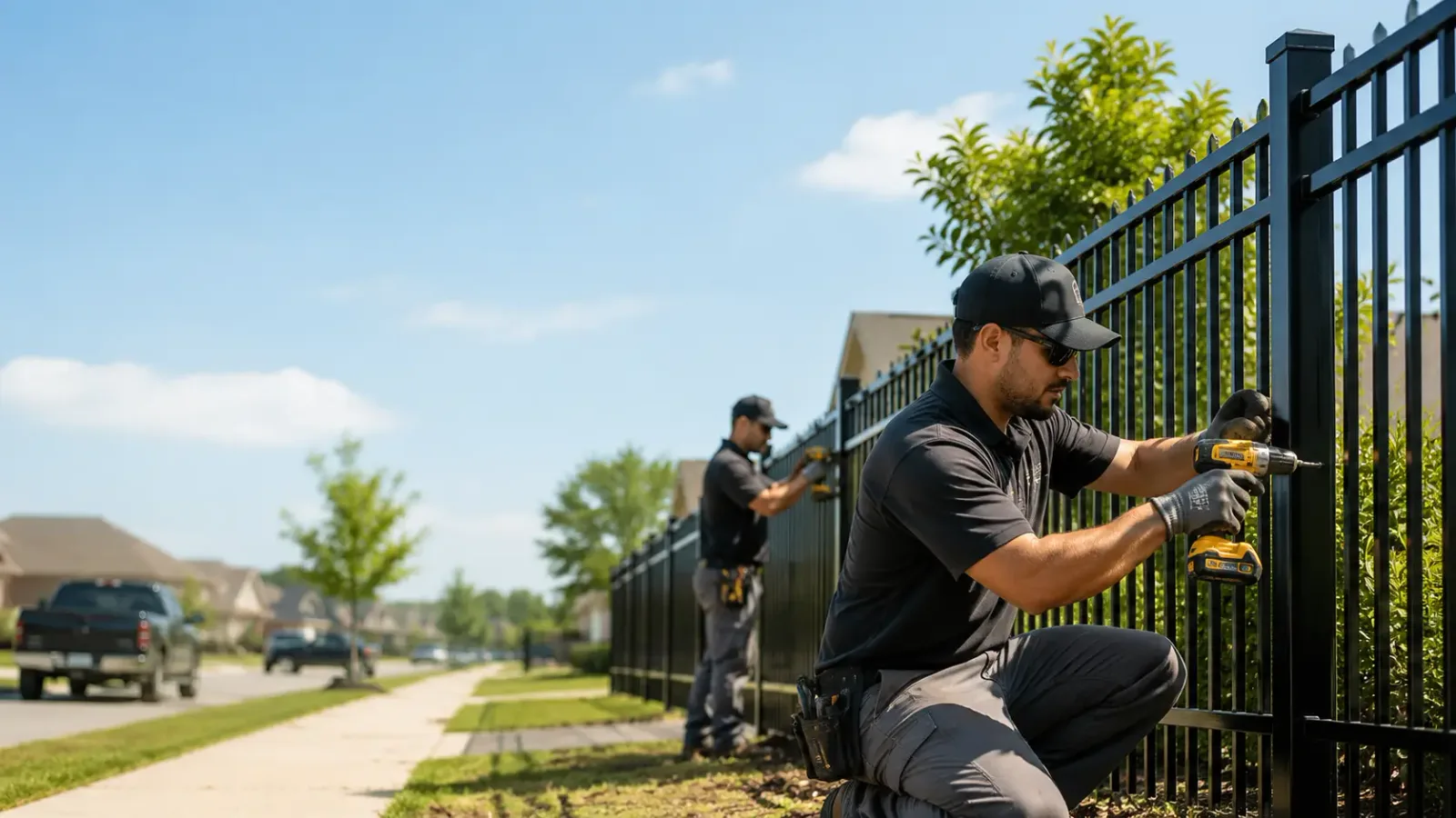 Metal Fence Installation in Amagon, AR